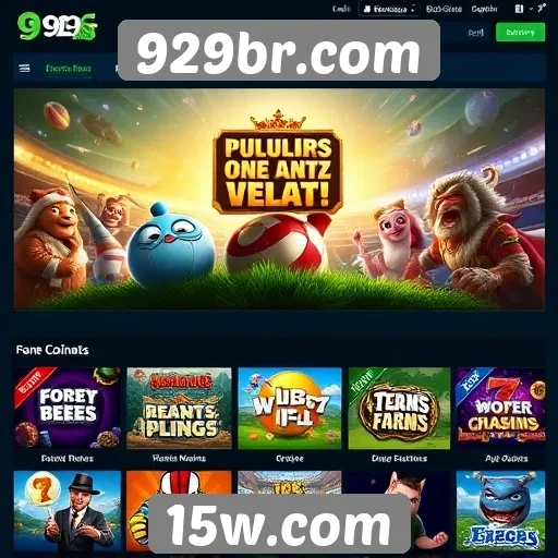 Análise das funcionalidades do site de jogos 929br.com